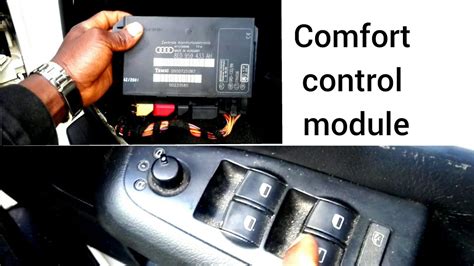 In addition, the engine ID code is required to select the correct OBD-II Readiness Monitor setting procedures. . Audi a4 b7 comfort control module location